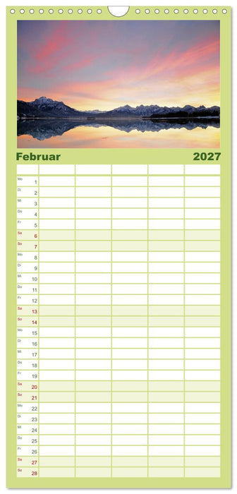 Wo das Allgäu am schönsten ist (CALVENDO Familienplaner 2027)