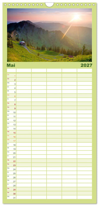 Wo das Allgäu am schönsten ist (CALVENDO Familienplaner 2027)