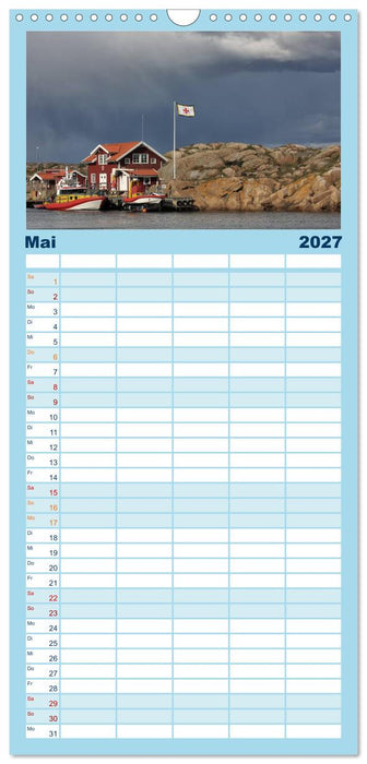 Unterwegs in Schweden (CALVENDO Familienplaner 2027)