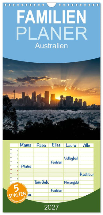 Australien (CALVENDO Familienplaner 2027)