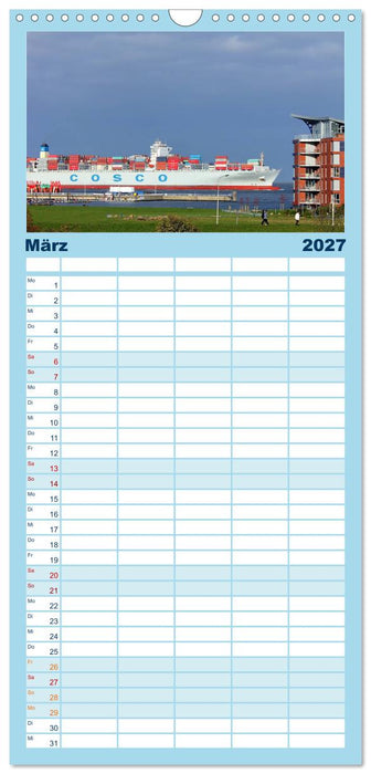Nordseefeeling - Cuxhaven (CALVENDO Familienplaner 2027)