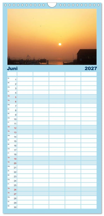 Nordseefeeling - Cuxhaven (CALVENDO Familienplaner 2027)