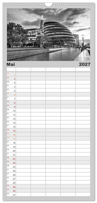 LONDON Urbaner Flair (CALVENDO Familienplaner 2027)