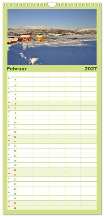 SKANDINAVIEN (CALVENDO Familienplaner 2027)