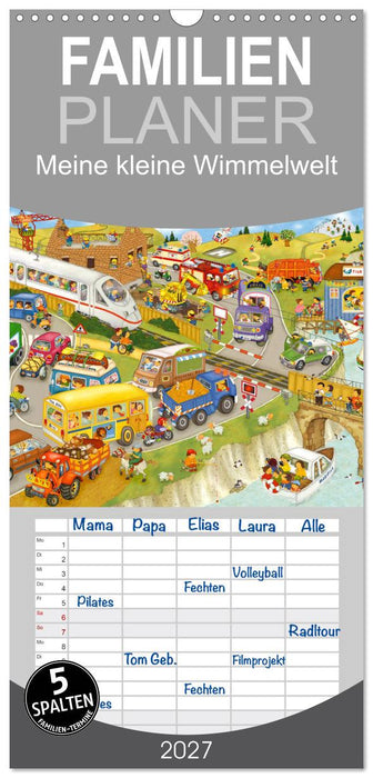 Meine kleine Wimmelwelt (CALVENDO Familienplaner 2027)
