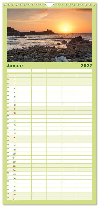Sehnsucht Bretagne (CALVENDO Familienplaner 2027)