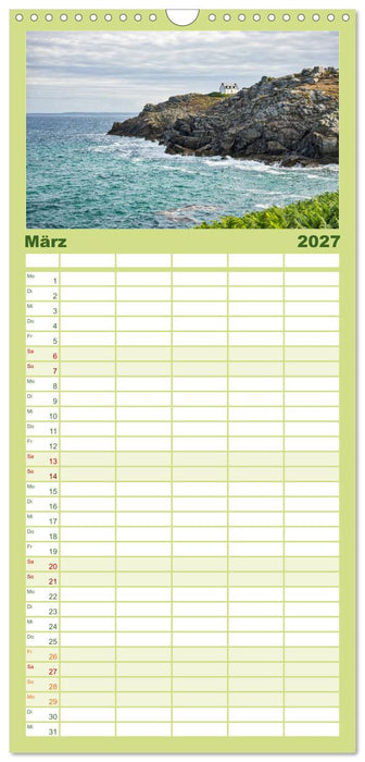 Sehnsucht Bretagne (CALVENDO Familienplaner 2027)
