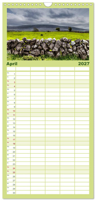 Irlands Westküste (CALVENDO Familienplaner 2027)