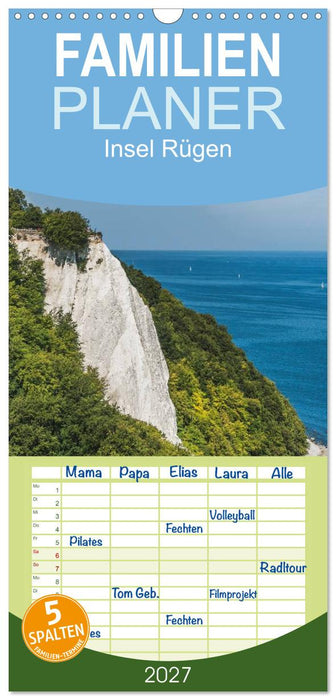 Entdeckungen auf der Insel Rügen (CALVENDO Familienplaner 2027)