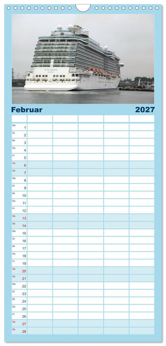 Kreuzfahrt Warnemünde (CALVENDO Familienplaner 2027)