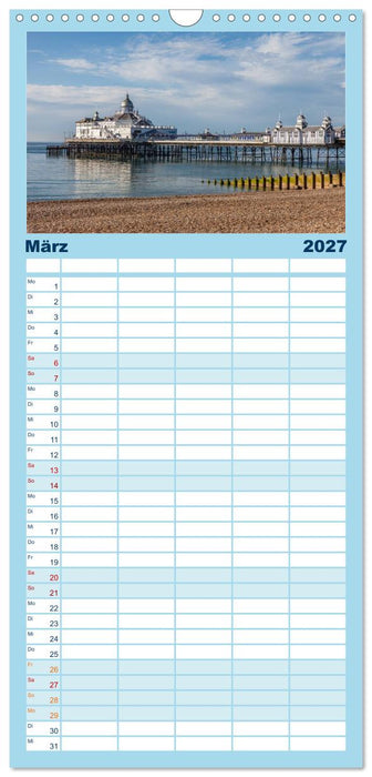 Eine Reise durch Südengland (CALVENDO Familienplaner 2027)