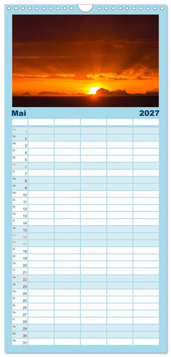Magisches Nordland. Eine Reise in das Herz Skandinaviens (CALVENDO Familienplaner 2027)