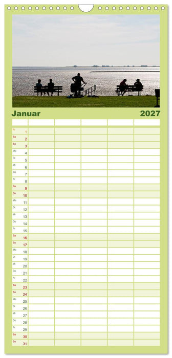 Hallig Hooge - zwischen Himmel und Erde (CALVENDO Familienplaner 2027)