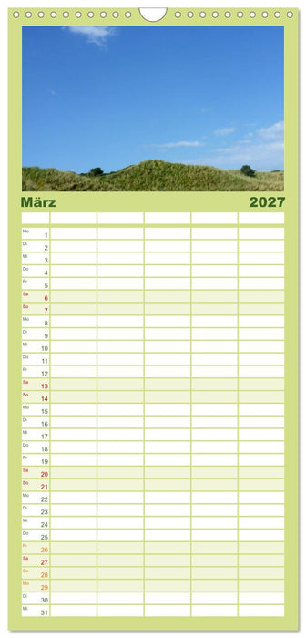 Töwerland Juist (CALVENDO Familienplaner 2027)