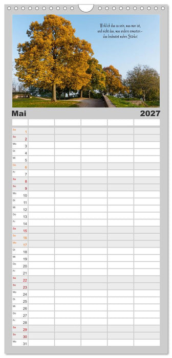 wunderschöne Lichtmomente (CALVENDO Familienplaner 2027)