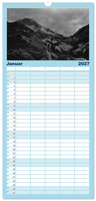 Alpenüberquerung (CALVENDO Familienplaner 2027)