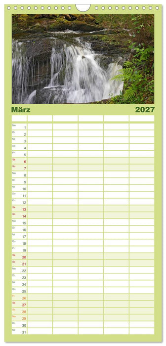 Irlands vielfältige Landschaften (CALVENDO Familienplaner 2027)