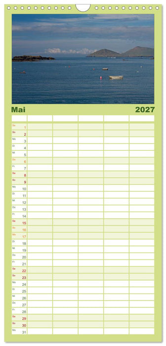 Irlands vielfältige Landschaften (CALVENDO Familienplaner 2027)