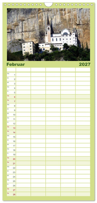 Romantisches Fernweh - Gardasee (CALVENDO Familienplaner 2027)