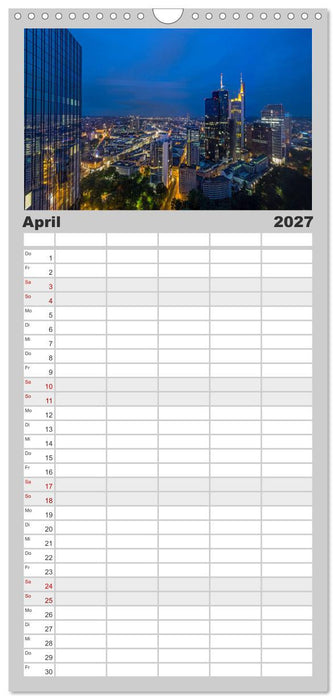 Frankfurt am Main (CALVENDO Familienplaner 2027)