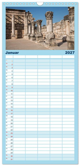Israel - Heiliges Land (CALVENDO Familienplaner 2027)