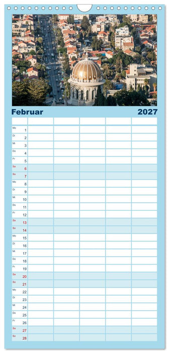 Israel - Heiliges Land (CALVENDO Familienplaner 2027)
