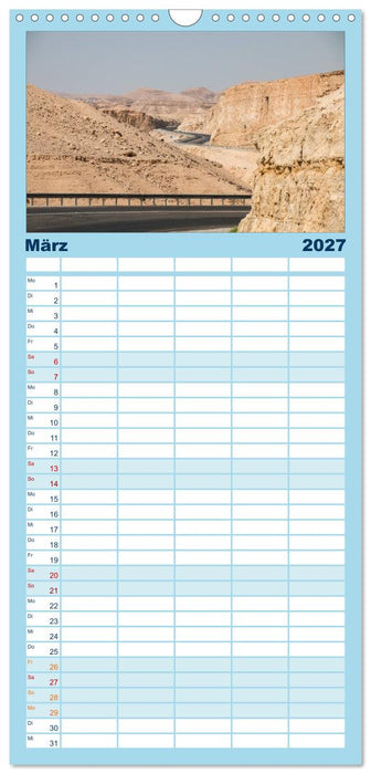 Israel - Heiliges Land (CALVENDO Familienplaner 2027)