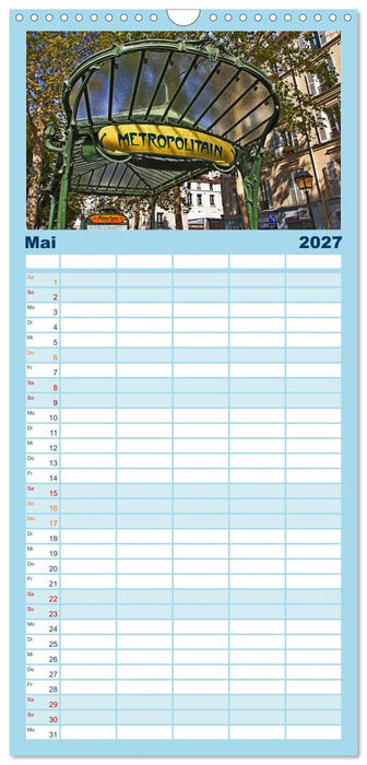 Paris (CALVENDO Familienplaner 2027)