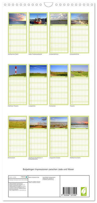 Butjadingen Impressionen zwischen Jade und Weser (CALVENDO Familienplaner 2027)