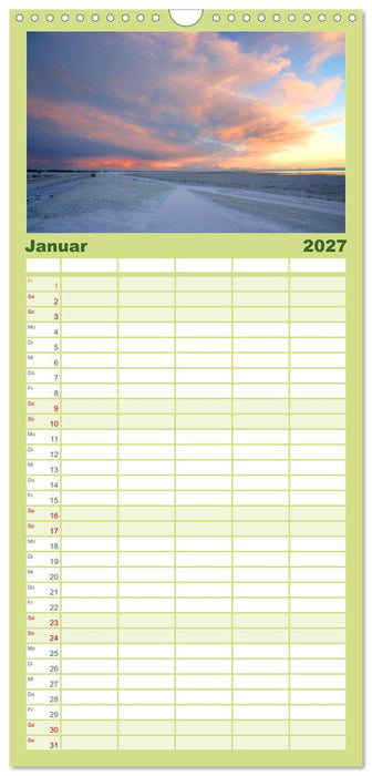 Butjadingen Impressionen zwischen Jade und Weser (CALVENDO Familienplaner 2027)