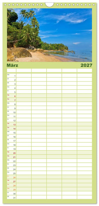 Zauberhaftes Thailand (CALVENDO Familienplaner 2027)