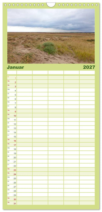Die Insel Römö (CALVENDO Familienplaner 2027)