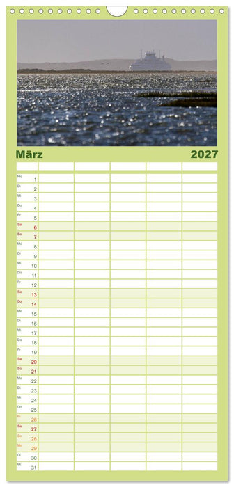 Die Insel Römö (CALVENDO Familienplaner 2027)