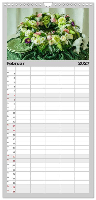 Raum für Blumen (CALVENDO Familienplaner 2027)