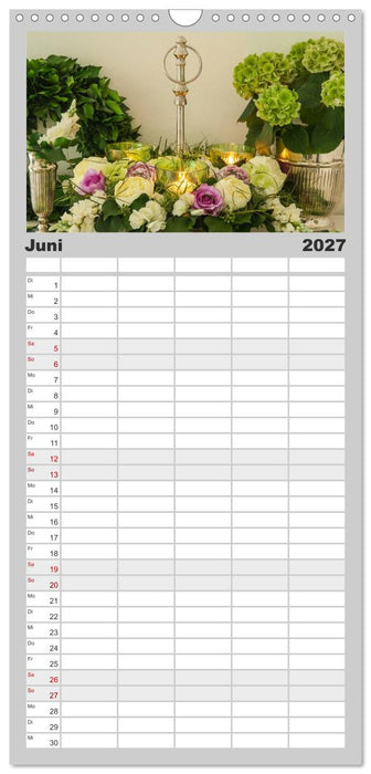 Raum für Blumen (CALVENDO Familienplaner 2027)