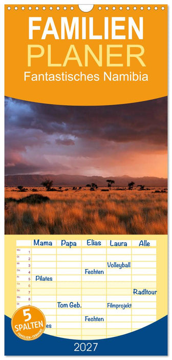 Fantastisches Namibia (CALVENDO Familienplaner 2027)