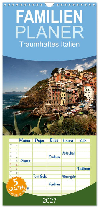 Traumhaftes Italien (CALVENDO Familienplaner 2027)