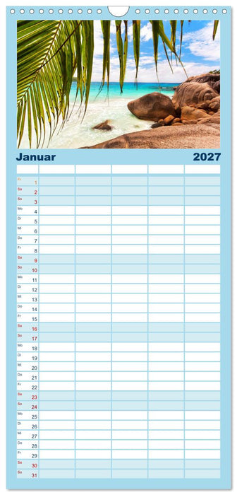 Seychellen (CALVENDO Familienplaner 2027)