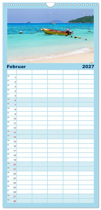 Seychellen (CALVENDO Familienplaner 2027)