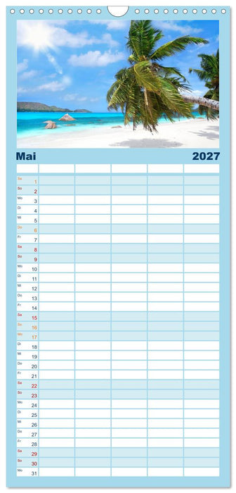 Seychellen (CALVENDO Familienplaner 2027)