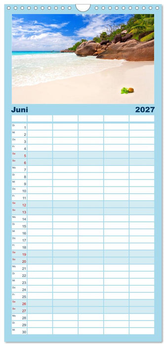 Seychellen (CALVENDO Familienplaner 2027)