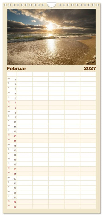 Sehnsucht Sylt (CALVENDO Familienplaner 2027)