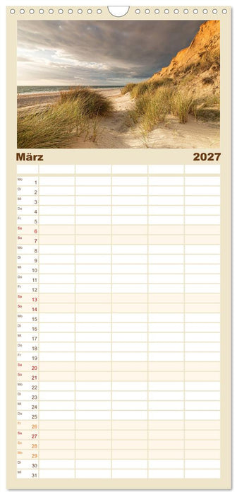 Sehnsucht Sylt (CALVENDO Familienplaner 2027)