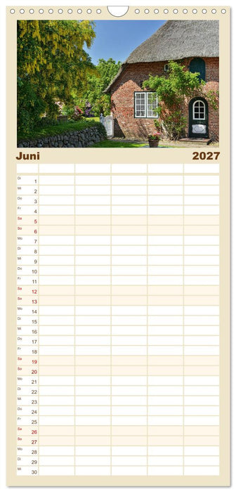 Sehnsucht Sylt (CALVENDO Familienplaner 2027)