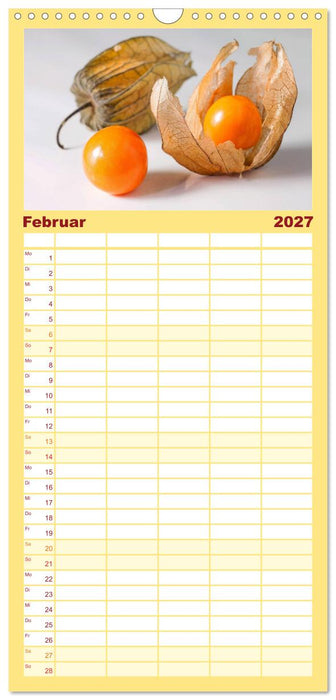Kulinarische Kompositionen (CALVENDO Familienplaner 2027)