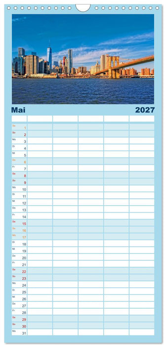 Die 12 meistbesuchten Städte der Welt (CALVENDO Familienplaner 2027)