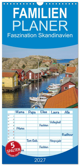 Faszination Skandinavien (CALVENDO Familienplaner 2027)