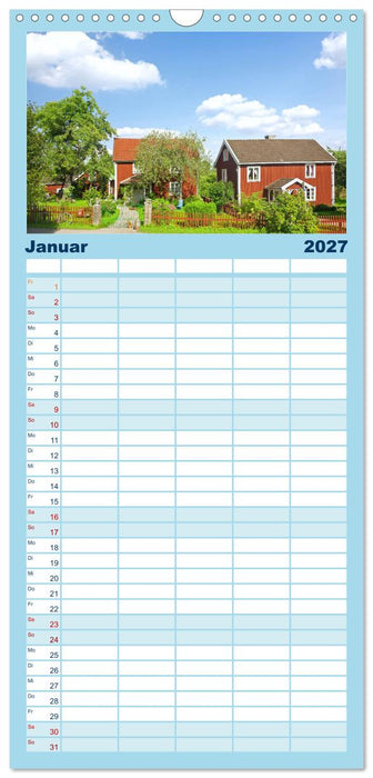 Faszination Skandinavien (CALVENDO Familienplaner 2027)
