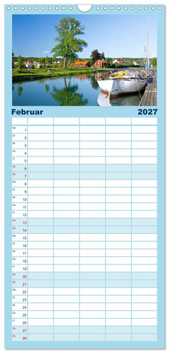 Faszination Skandinavien (CALVENDO Familienplaner 2027)