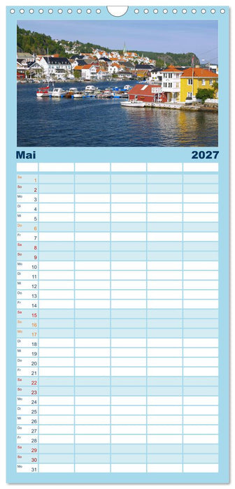 Faszination Skandinavien (CALVENDO Familienplaner 2027)